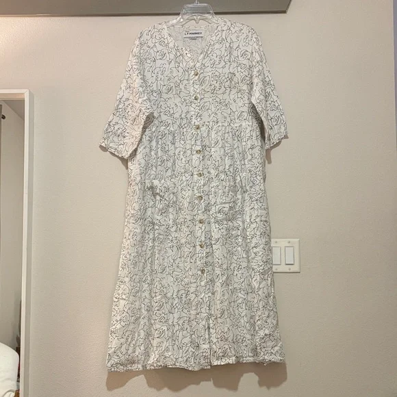 L.F. Markey Sammy Dress in Squiggles SZ US 8 EUC - Picture 3 of 7